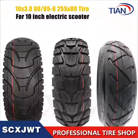 80/65-6 255X80 10X3.0 Tires for Dualtron VICTOR LUXURY EAGLE Speedway 4 5 Zero 10X Kugoo M4 10 Inch 