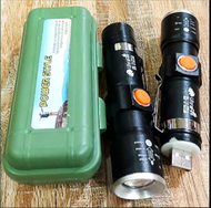 Đèn pin 616 sạc cổng usb 2024