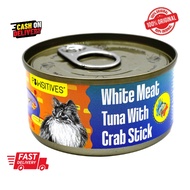 Pawsitives Cat Wet Food White Meat Tuna with Crab Sticks (80g)