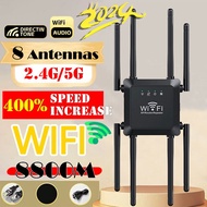 8 Antennas WiFi Repeater 1200Mbps 2.4G/5G 400% speed increase️ Wireless Internet Network Component