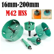 M42 Bi Metal Hole Saw Cutter Drill Bit 16mm-75mm Pilot Drill Bit For Metal Wood