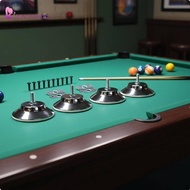 [Menolana] Billiard Table Adjustable Feet Set Chrome Finish 5 Inch Table Leveling Feet for Game Room