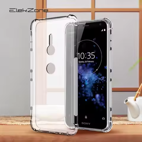 For Sony Xperia xz3 Air Cushion Case TPU Bumper Cover Ultra thin Transparent Silicone Case For Xperi