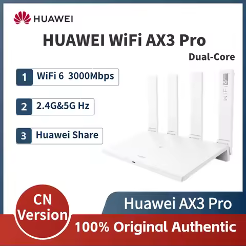 New Chinese Version Huawei WiFi Router AX3 Pro Dual-Core Amplifier Wireless Router 2.4&5G WiFi 6 + 3
