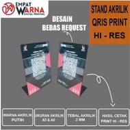 CUSTOM PRINTED QRIS PRINT Hi-RES L-SHAPED Size A4 & A3