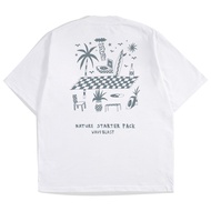 Waveblast Oversize T-Shirt Shizen WhiteS-5XL