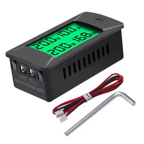 for DC 0-300V 0-300A LCD Display Digital Current Power Energy Meter Power Energy Watt Meter Ammeter 