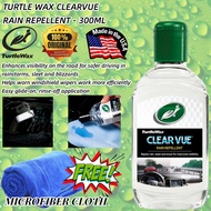 (100% ORIGINAL TURTLE WAX) Turtle Wax Clearvue Rain Repellent - 300ml