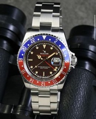 全新 行貨 有門市 OCEANX SHARKMASTER QUARTZ WATCH GMT II SMS-GMT-0213 鯊魚錶 石英 二地時間手錶 40mm