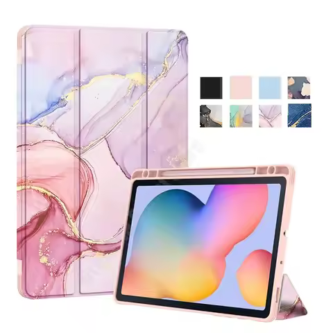 Transparent Back Case for Samsung Galaxy Tab S6 Lite 10.4 Inch 2024 2022 2020 Tablet Cover S6 Lite 1