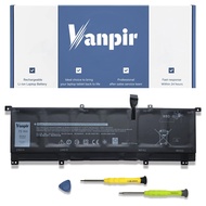 8N0T7 Laptop Battery, 11.4V 75Wh 6254mAh 6-Cell Compatible with DELL XPS 15 9575 Precision 5530 2-in