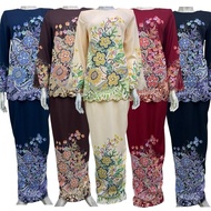 L00185 Rafaela Mini Kurung Batik Silk Kain Susun Belakang ( SIZE: 38-50 )