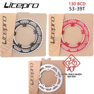 39-53 teeth 2-stage bicycle disc, 39-53T 2-stage bicycle sprocket, Chain disc for BCD 130 crankshaft
