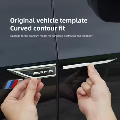 Car Door 3D Sticker Flag Emblem AMG Badge Decals Stickers Mercedes Benz AMG W223 W213 W206 W464 W247