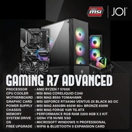 JOI PBM ADVANCE R7 RTX4060 GAMING PC ( RYZEN 7 5700X, 16GB, 1TB, RTX4060 8GB, W11P )