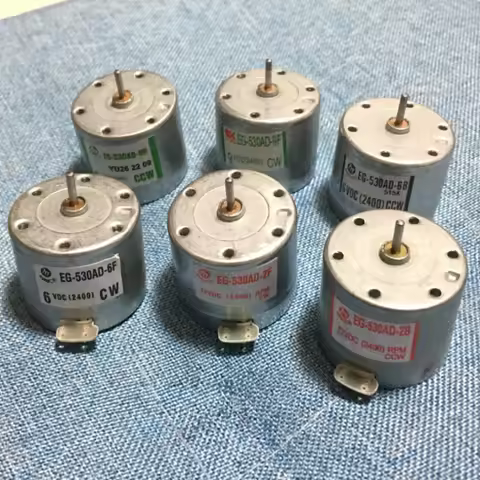 1PCS EG-530AD-2B/2B/9B Radio Recorder Motor 6V9V12V/CW/CCW Small Motor
