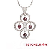 Stone Note-Garnet Necklace-Morning Dew