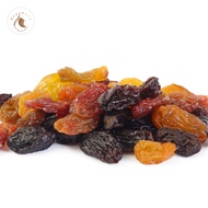 Nho Khô 3 Màu Sấy Nguyên Vị Không Đường - Nho Khô Nhập Khẩu Đóng Túi Meganuts