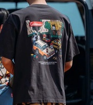 日本預訂 4色選 Coleman freak’s store 山系 露營風 拼色logo 短袖T恤 tee