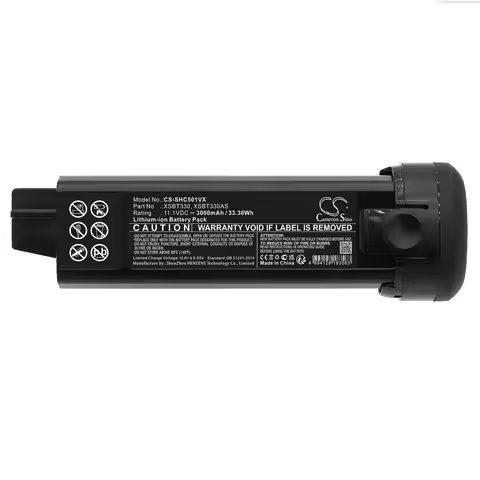 Cameron Sino 11.1V 3000mAh Vacuum Clearance Battery XSBT330 XSBT330AS for Shark Evopower System Flex