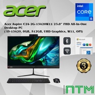 Acer AIO Aspire C24-2G-13420W11 INTEL i5-13420H 23.8" *NON TOUCH all-in-one Desktop PC i5 8GB 512GB 