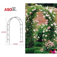 ASOTV® Pintu Gerbang Besi Bunga Kahwin Arch Door Garden Arch 0185 Wedding Arch Party Event Decoratio