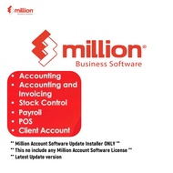 Million Accounting Software - Latest Update Version (26 May 2023) | Payroll (11 July 2024)
