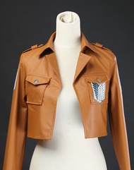 Levi Costume - Attack On Titan Jacket Levi Eren Cosplay Shingeki no Kyojin Leather Jacket Cosplay