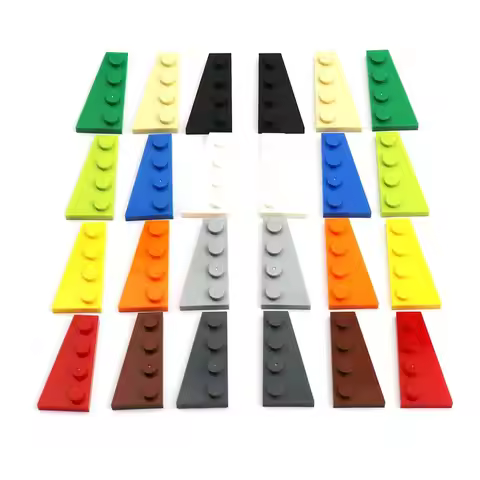 Wing Shape Wedge Plate 4 x 2 Left Right DIY Enlighten Building Block MOC Brick Parts 41770 41769 Com