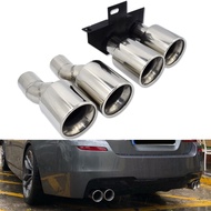 Exhaust Tip For BMW F10 F11 520i 523i 528i 530i Dual Exhaust Pipe To M5 Look Quad Muffler Tip Tailpi