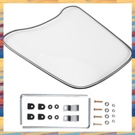 (GRSU) Motocycle Windshield Extension Spoiler Windshield Widened Edging Wind Deflector for Universal