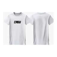 Crew T-shirt VOL 3 Distro crew t-shirt/ krew kru Pia and Women