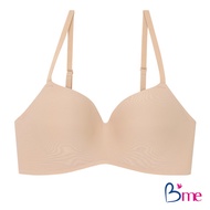 Bme เสื้อชั้นในซ่อนโครง Level2 ฟองกลาง รุ่น ME1K37 (Eco Fashion)  สีเขียว/สีน้ำตาล/สีนู้ด (แนะนำเลือ