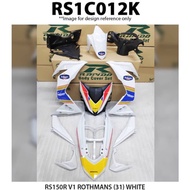 Rapido cover set (sticker Tanam) RS150 V1 &amp; V2 Rothmans (31) Colour : White