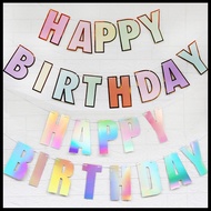 Happy Birthday 7 metallic colors for birthday decoration with Happy Birthday Huydecor string