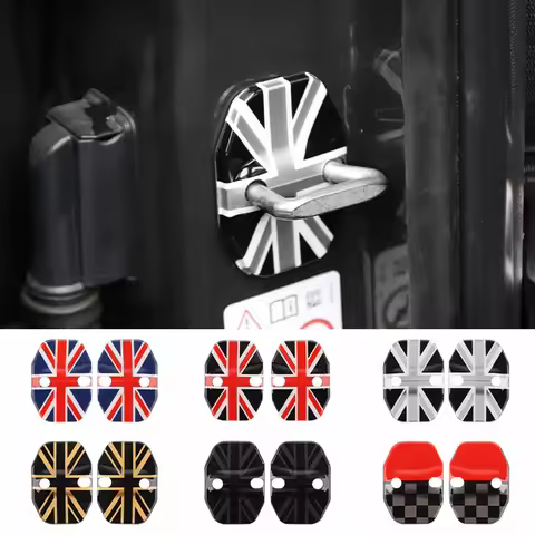 Car Door Lock Protective Buckle Cover Case For Mini Cooper F65 F66 F56 F55 F67 ABS Car Styling Acces