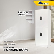 ⭐LOW PRICE⭐ MESRA - Ikea - Almari Kasut 2 Tier Shoes Rack Cabinet  3 Tier Shoe rack  4 Door Shoe Cab