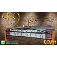 6ft King Size Quality Bed Frame, katil besi ,homestay bed frame