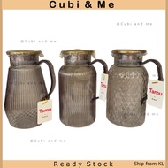 C&M 1.5L Transparent Plastic Water Jug with Lid Raya Pitcher Jug Air Teh Juice Air Sejuk Jug PC