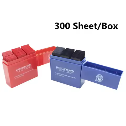 300 Sheet/Box Dental Articulating Paper Strips Red/Blue Dental Lab Instrument Teeth Whitening Dentis