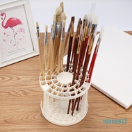 [becourange]49 Holes Artists Art Paint Brush Holder Stand Holds Up Storage Collapsible Stand