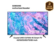 SAMSUNG CU7000 43, 50, 55, 65, 75, 85 Inch 4K UHD Smart TV Crystal Processor 4K UA43CU7000 UA55CU700