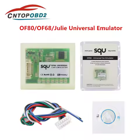 New Universal IMMO Emulator SQU OF68 Car Emulator SQU OF80 For K-LINE/CANBUS CARS SEAT TACHO ECU OBD