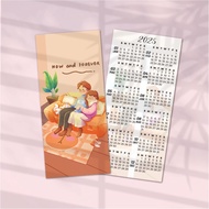 CALENDAR 2025/KALENDAR 2025 BOOKMARK / DOORGIFT / FREEGIFT / STUDENT / TEACHER