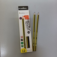 2B Pencil Academy Gold / Wood Pencil 2B ( 12PCS /BOX ) ACD6605