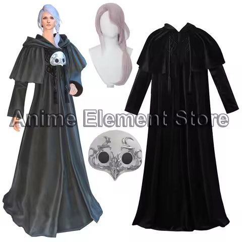 FINAL FANTASY XIV: Endwalker FFXIV FF14 Ancient Emet-Selch Hythlodaeus Sophist's Robe Cosplay Costum