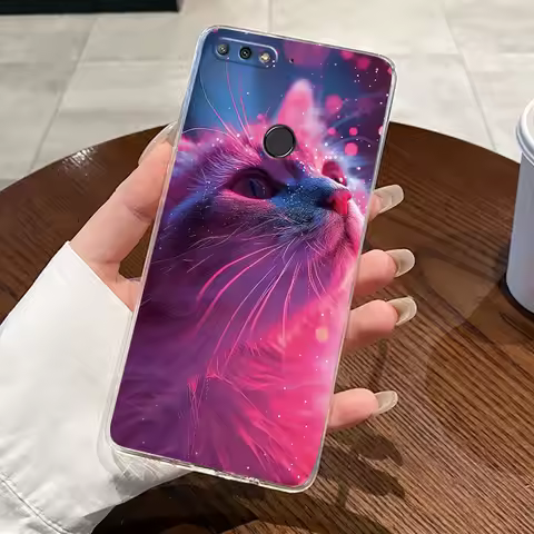 Jelly Cases For Honor 7C/Huawei Y7 prime 2018/Enjoy 8/Y7 2018/Nova 2 Lite Clear Silicone Soft TPU Co