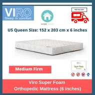 US Queen Size Super Foam Orthopedic Mattress