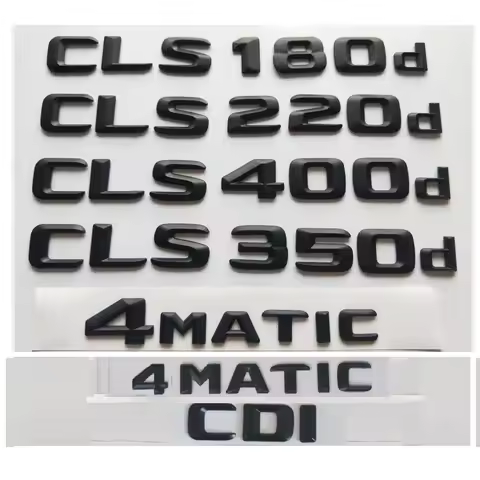3D Black for Mercedes Benz CLS180d CLS200d CLS220d CLS250d CLS280d CLS300d CLS320d CLS350d CLS400d C
