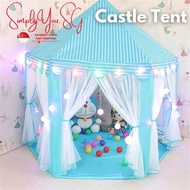 [SG SELLER] Children's Tent Hexagonal Castle Tent High Quality Indoor Outdoor Lightweight Kids Play Tent Portable